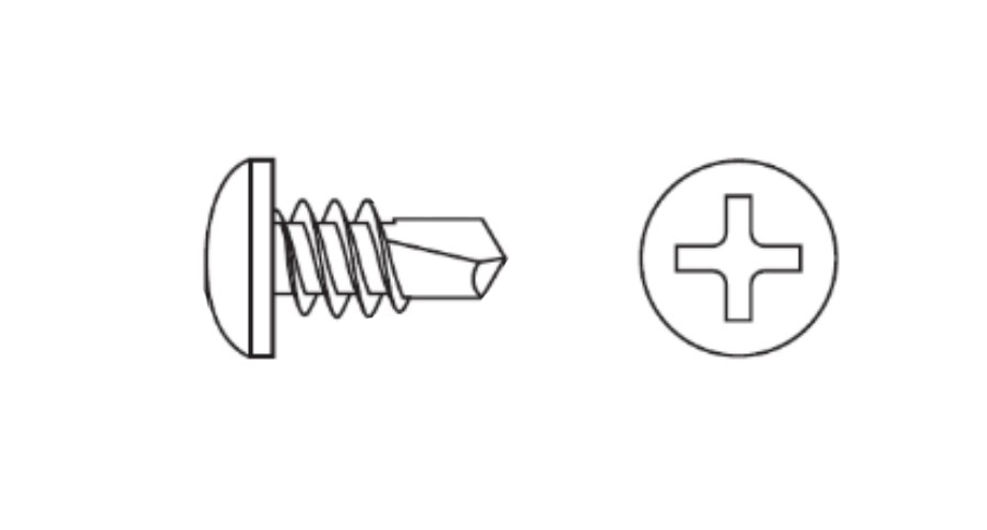 Саморіз 3.5х9,5 цинк з буром PH